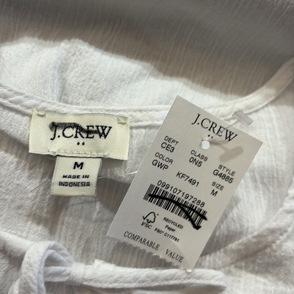 NWT J. Crew Factory Fringe Beach Tunic Sz M - Picture 9 of 10